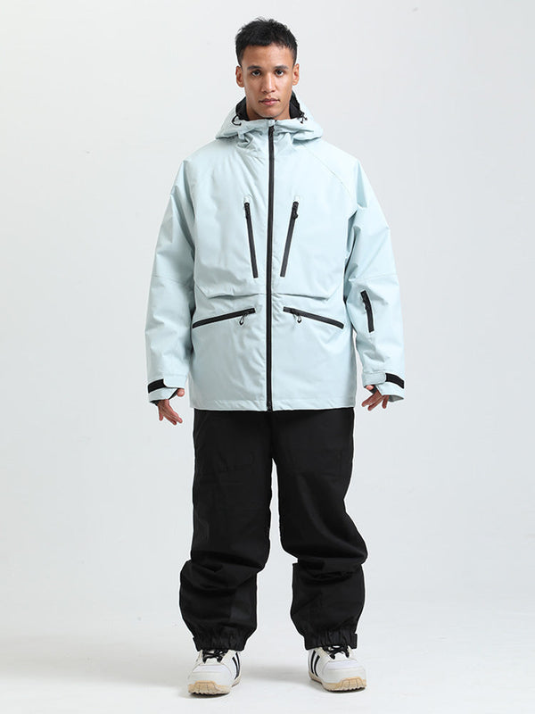 Gsou Herren-Schneeanzug, robust, Bergprofi, Allzweck, Cargo-Schneeanzug