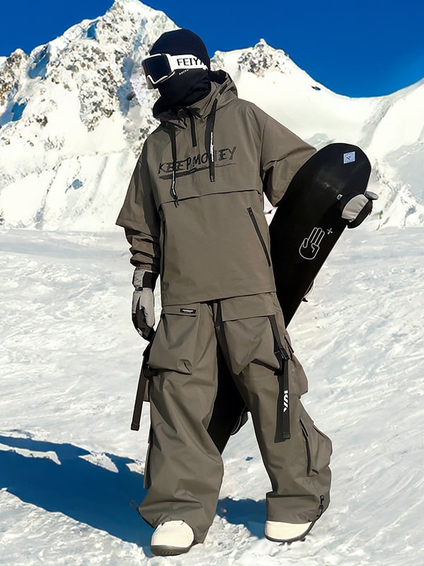 Damen-Schneeanzüge „Keep Money Mountain Chill Baggy“