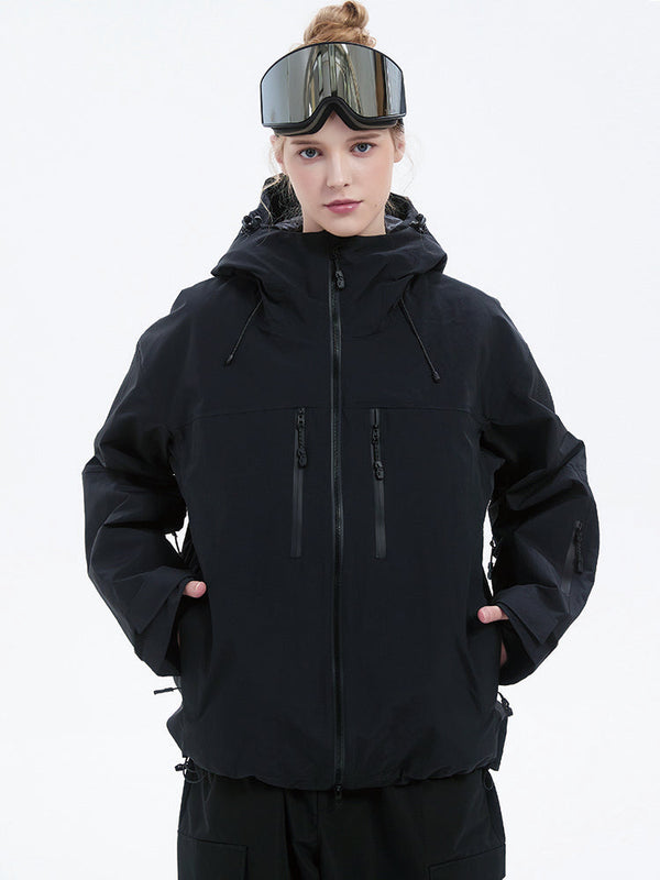 Strapazierfähige Mountain Pro Allwetter-Thermo-Schneejacke für Damen, 3 Lagen