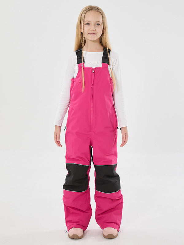 Mädchen Winter Trek Light Reflektierende Knieschützer Wasserdichte Isolierte Schneelatzhose