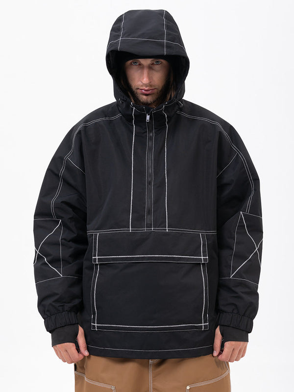Mountain Vibe Streetstorm Pullover Camo Snowboardjacke für Herren – Ganzjahresjacke