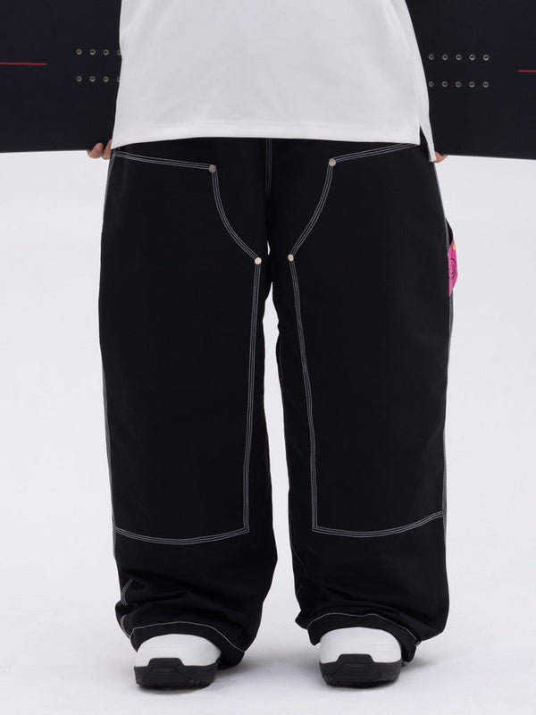 Men's Urban Street Style Freerider Baggy Snow Pants