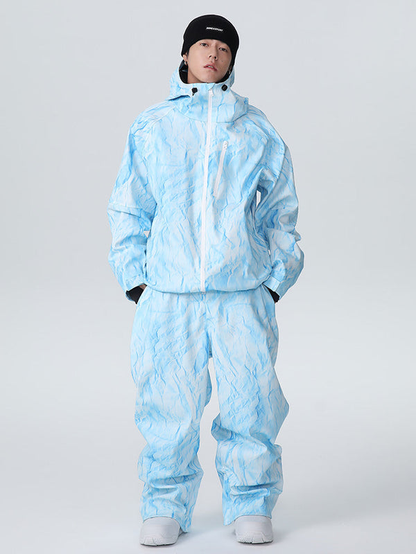 Men's Searipe Urban Combat Camo Freestyle Baggy Snow Suit