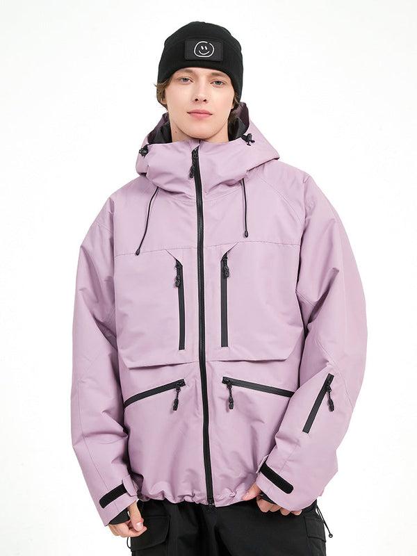 Strapazierfähige Herren-Skijacke von Steeze HypeShred, Baggy Utility Cargo