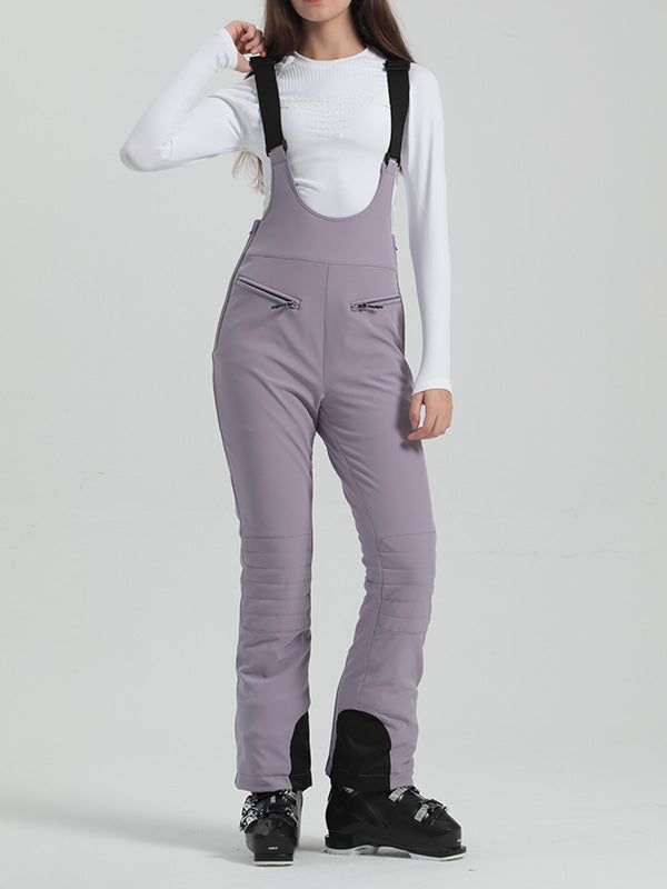 Gsou Snow Elegante Stretch-Skihose mit ausgestelltem Bein für Damen