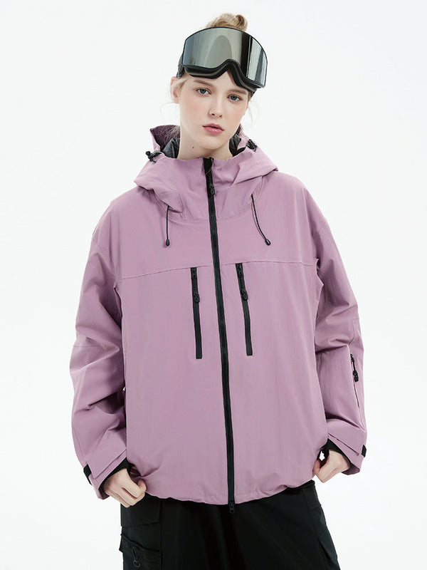 Strapazierfähige Mountain Pro Allwetter-Thermo-Schneejacke für Damen, 3 Lagen