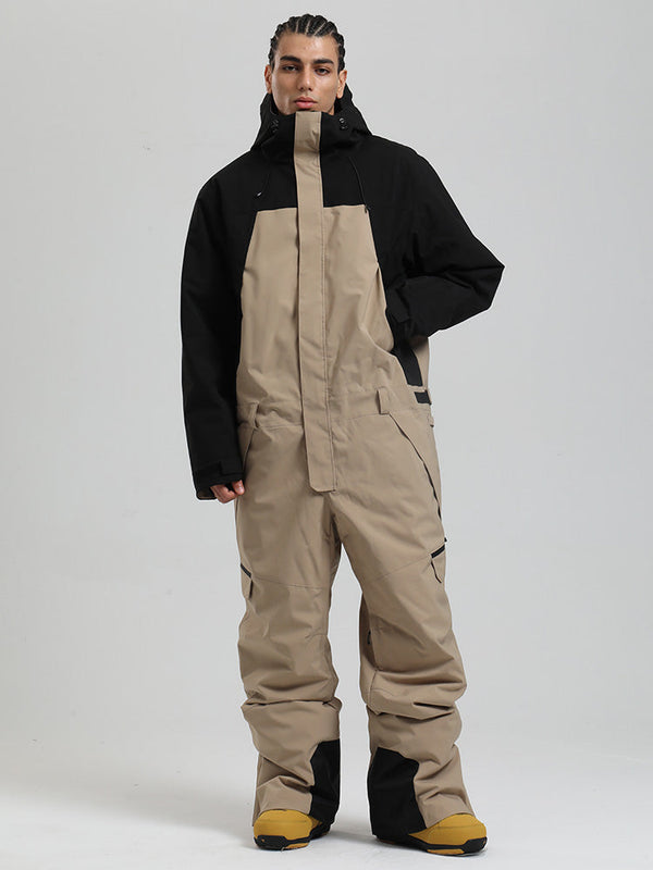 Herren Backcountry Explorer Einteiler Cargo-Skianzug Ganzkörper-Schneeanzug