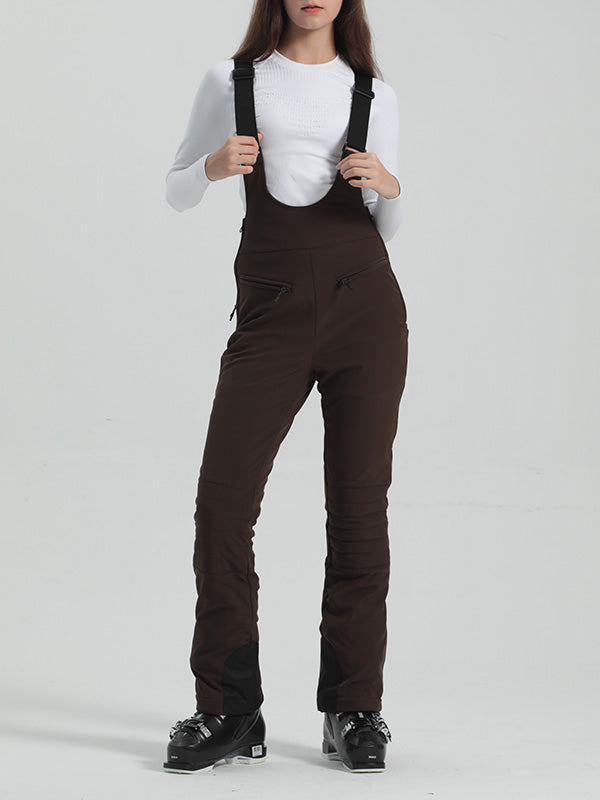 Gsou Snow Elegante Stretch-Skihose mit ausgestelltem Bein für Damen
