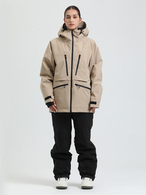 Gsou Damen-Schneeanzug, robust, Bergprofi, Allzweck, Cargo-Schneeanzug