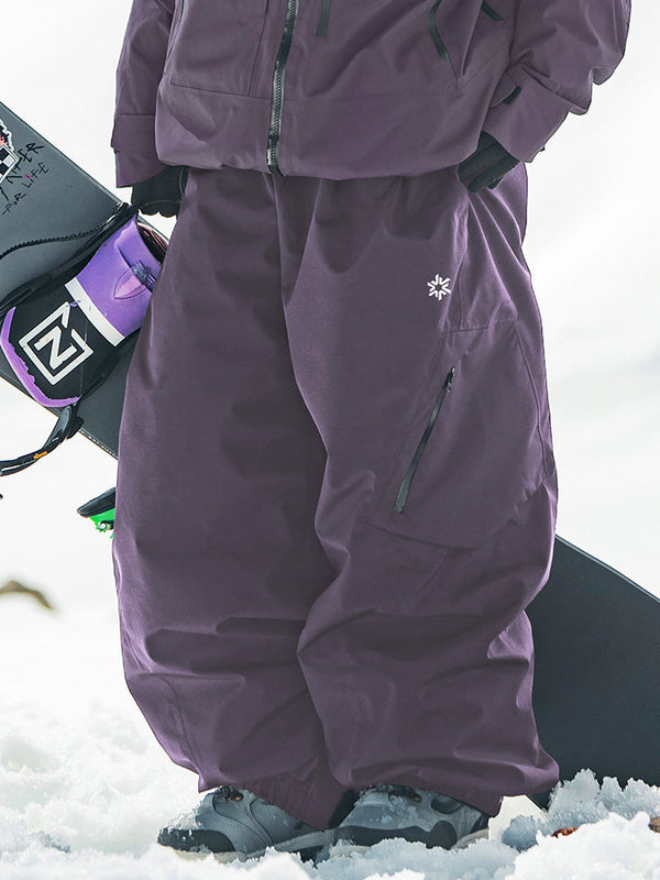 John Snow Alpine Breaker Allwetter-Skihose für Damen, Baggy Cargo, Ski- und Snowboardhose