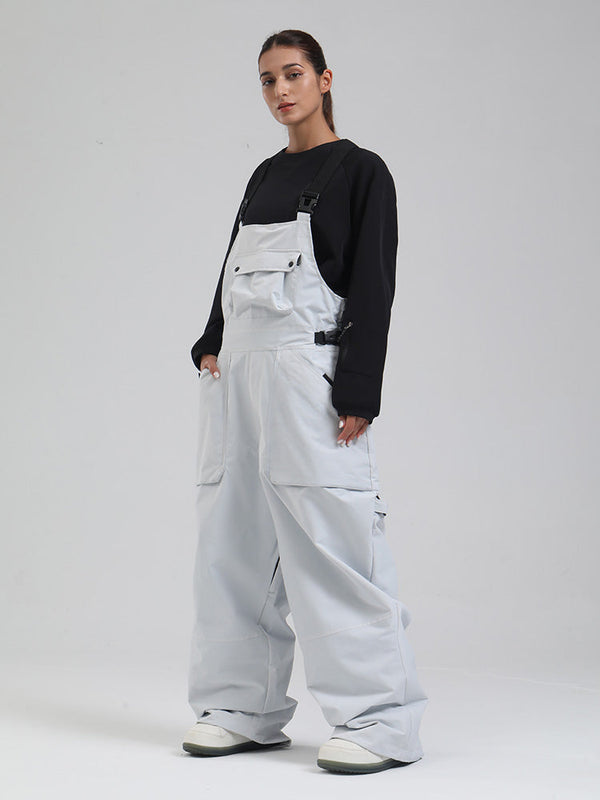 Damen-SnowMaster-Latzhose mit Isolierung und lockerem Schnitt