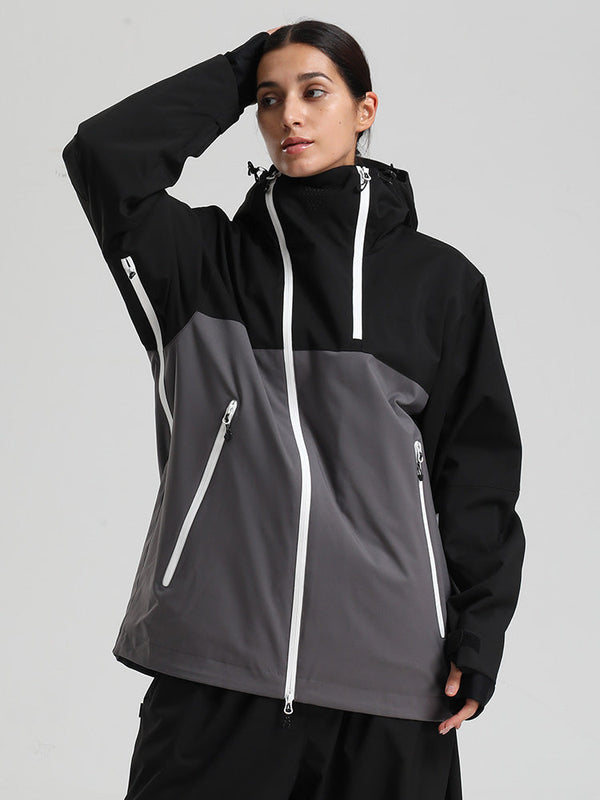 Women's Gsou Snow HyperDrive All-Season Color Block Mountain Cargo Snow Jacket