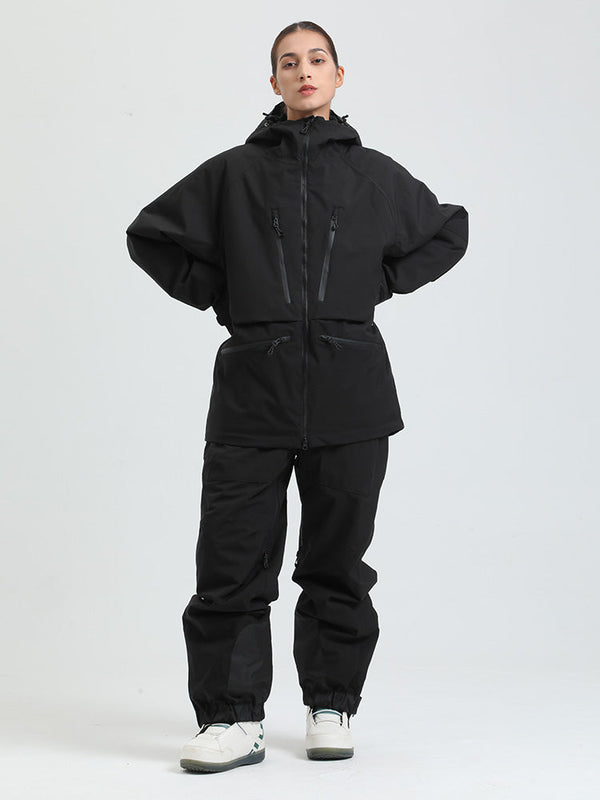 Gsou Damen-Schneeanzug, robust, Bergprofi, Allzweck, Cargo-Schneeanzug