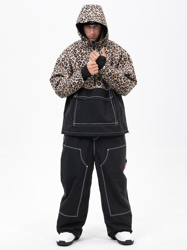Mountain Vibe Pulloverjacke für Herren & Urban Freerider Baggy-Schneehose Set