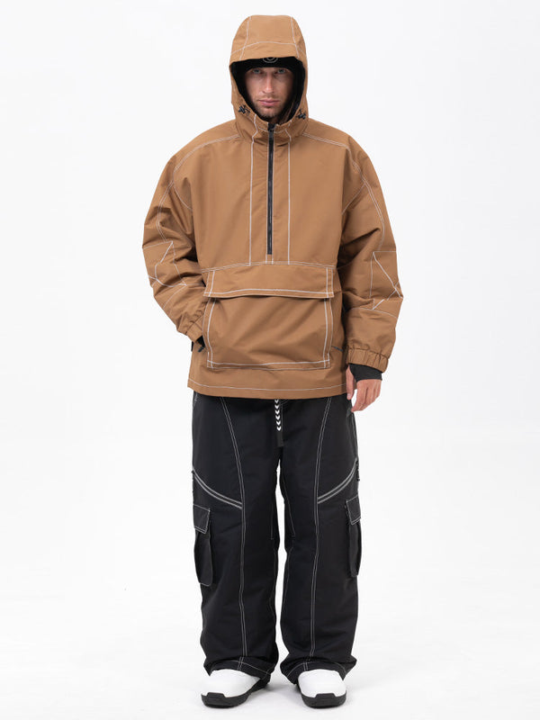 Mountain Vibe Pulloverjacke für Herren & Streetstorm Baggy-Schneehose Set