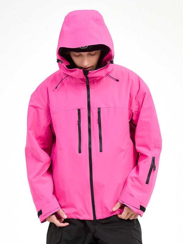 Robuste Mountain Pro Allwetter-Thermo-Schneejacke für Herren, 3-lagig