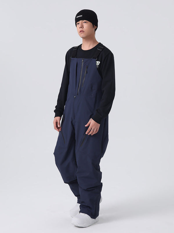 Men's Searipe Durable Mountain Rider All-Terrain Overall Snowboard Pants