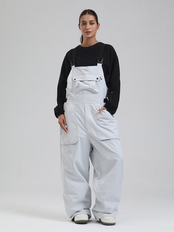 Damen-SnowMaster-Latzhose mit Isolierung und lockerem Schnitt