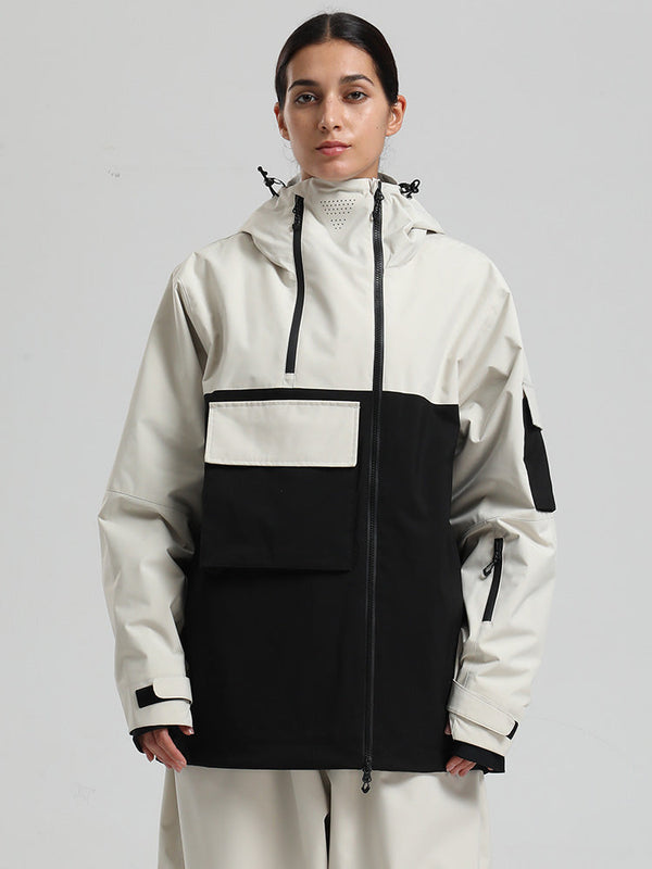 Women's Gsou Snow Terrain Flow FlexZip Hybrid Cargo Snowboard Jacket