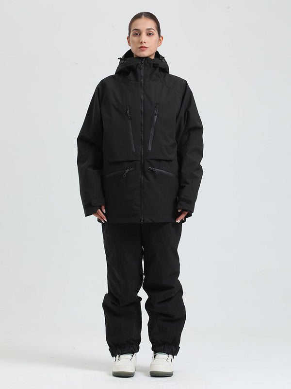 Gsou Damen-Schneeanzug, robust, Bergprofi, Allzweck, Cargo-Schneeanzug