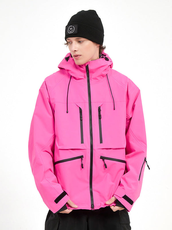 Strapazierfähige Herren-Skijacke von Steeze HypeShred, Baggy Utility Cargo