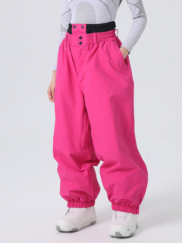 Men's Searipe Durable Mountain Rider All-Terrain Baggy Snow Pants