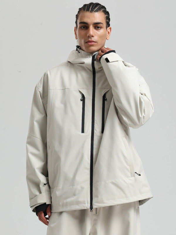 Gsou Snow Herren-Schneejacke, strapazierfähig, Mountain Pro, isoliert, winddicht