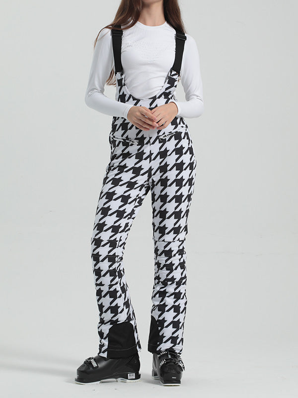 Gsou Snow Elegante Stretch-Skihose mit ausgestelltem Bein für Damen