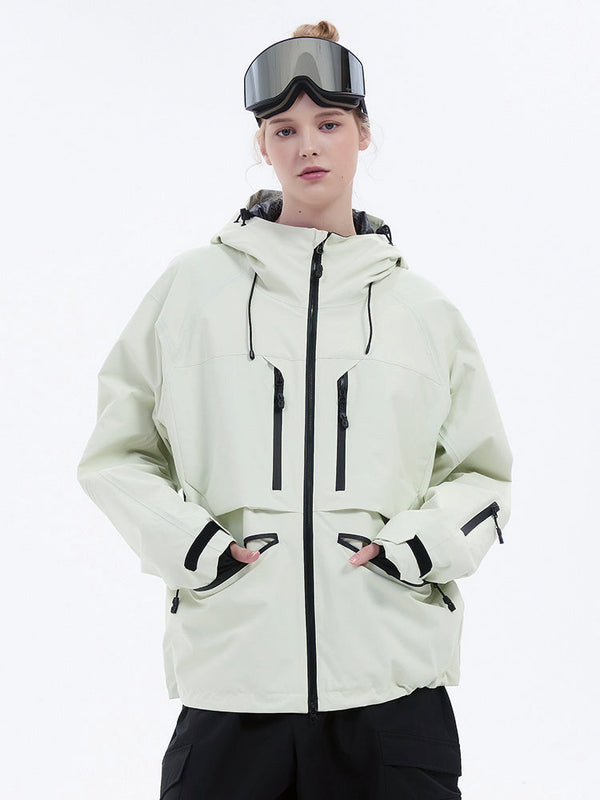 Strapazierfähige, locker sitzende Damen-Cargo-Schneejacke von Steeze HypeShred