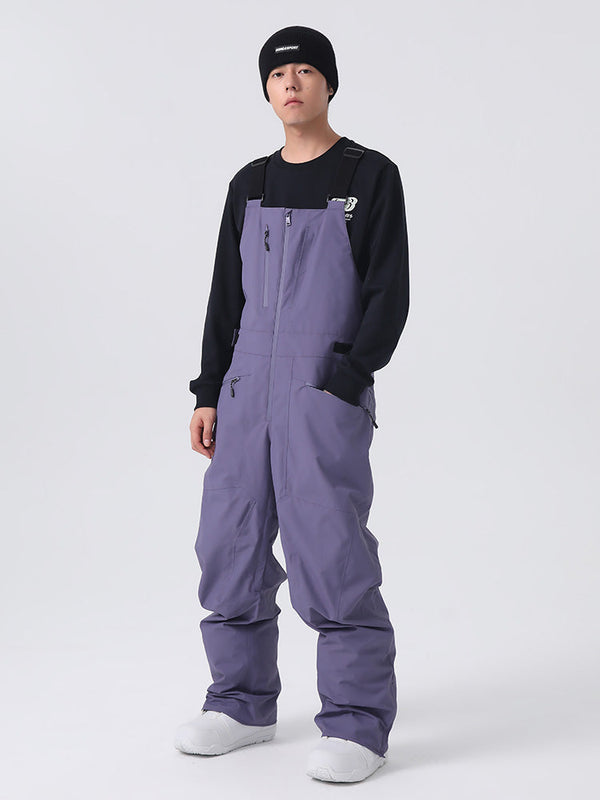 Men’s Searipe Unisex Urban Trek Durable Baggy Snow Bibs Overalls
