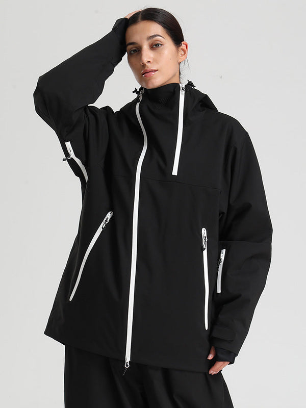 Women's Gsou Snow HyperDrive All-Season Color Block Mountain Cargo Snow Jacket