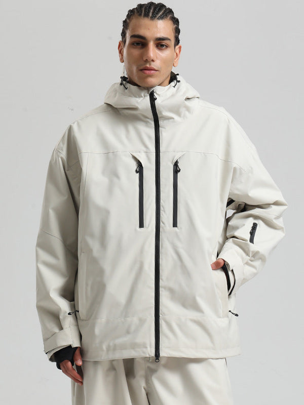 Gsou Snow Herren-Schneejacke, strapazierfähig, Mountain Pro, isoliert, winddicht