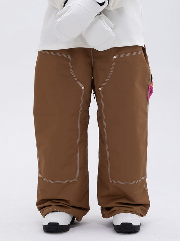 Women's Urban Street Style Freerider Baggy Snow Pants