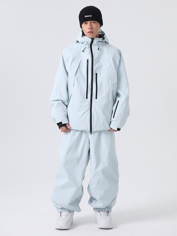 Men's Searipe Unisex Durable Mountain Rider All-Terrain Baggy Snow Suit