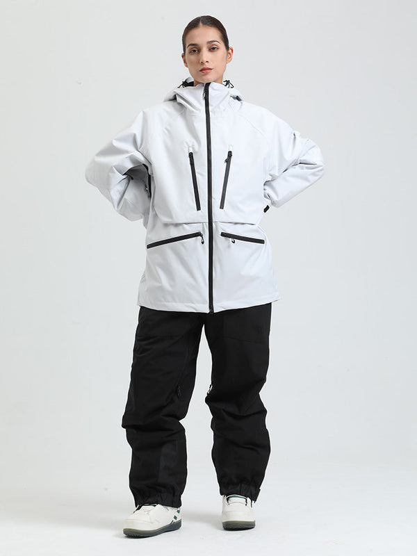 Gsou Damen-Schneeanzug, robust, Bergprofi, Allzweck, Cargo-Schneeanzug