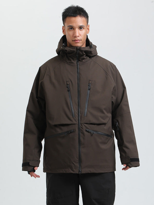 Gsou Herren-Snow Durable Mountain Pro All Function Cargo-Schneejacke