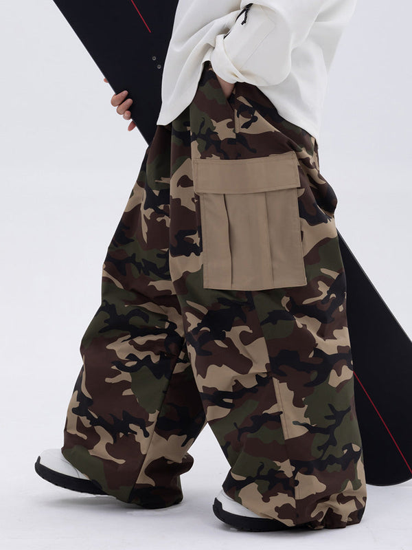 Mountain Chill Freestyle Prime Baggy Camo Snowboardhose für Herren