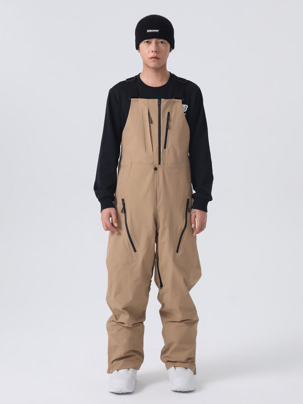 Men's Searipe Durable Mountain Rider All-Terrain Overall Snowboard Pants
