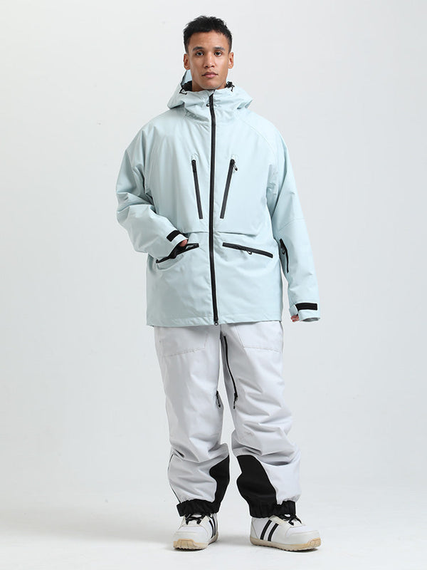 Gsou Herren-Schneeanzug, robust, Bergprofi, Allzweck, Cargo-Schneeanzug