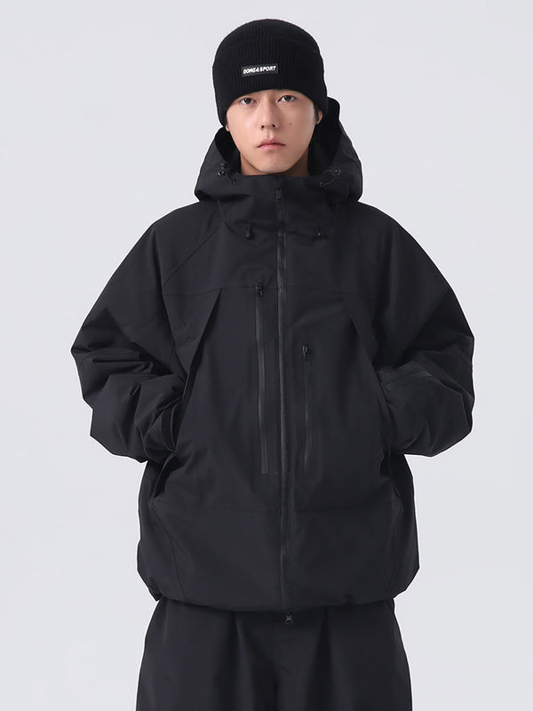 Men's Searipe Unisex Durable Mountain Rider All-Terrain Baggy Snow Jacket