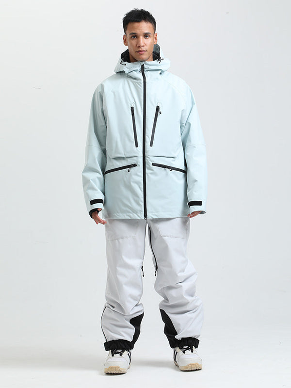 Gsou Herren-Schneeanzug, robust, Bergprofi, Allzweck, Cargo-Schneeanzug