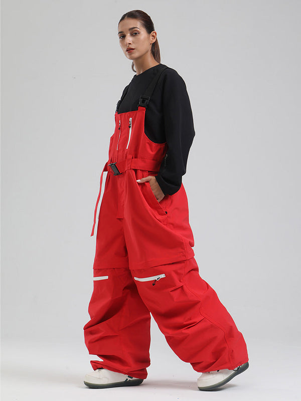 Gsou Snow Mountain Chill Freestyle Baggy Snowboard-Bibs für Damen