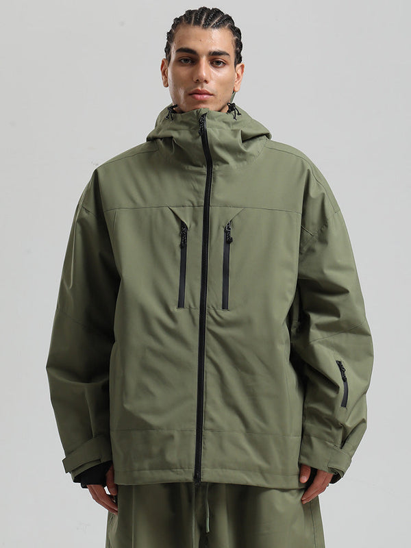 Gsou Snow Herren-Schneejacke, strapazierfähig, Mountain Pro, isoliert, winddicht