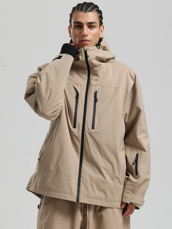 Men's Gsou Snow Durable Mountain Pro Insulated Wind Armor Snow Jacket