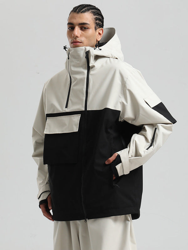 Gsou Snow Terrain Flow FlexZip Hybrid Cargo Snowboardjacke für Herren