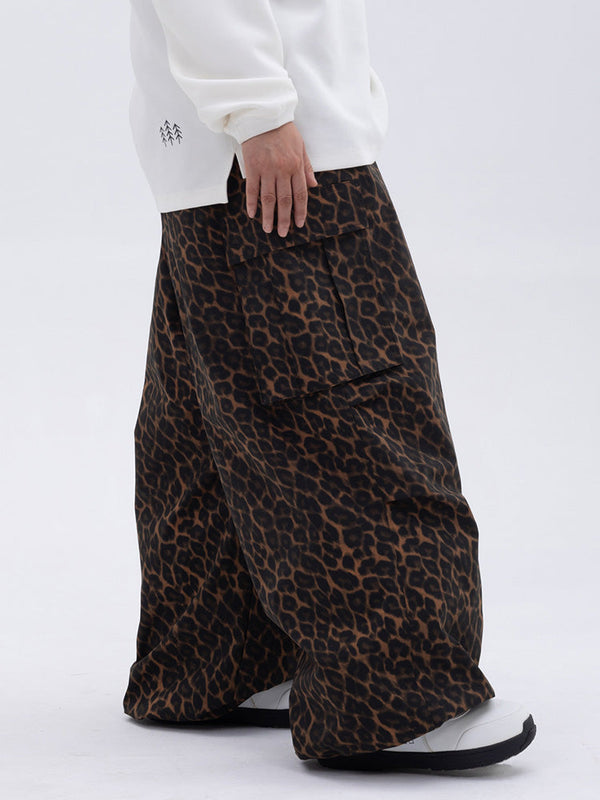 Mountain Chill Freestyle Prime Baggy Leopard Snowboardhose für Damen