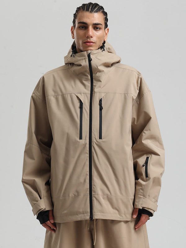 Gsou Snow Herren-Schneejacke, strapazierfähig, Mountain Pro, isoliert, winddicht