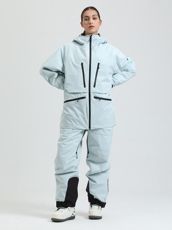 Gsou Damen-Schneeanzug, robust, Bergprofi, Allzweck, Cargo-Schneeanzug