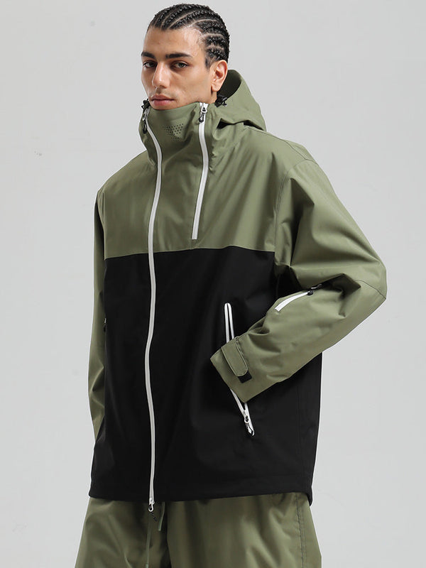 Gsou Snow HyperDrive All-Season Color Block Mountain Cargo Snow Jacket für Herren