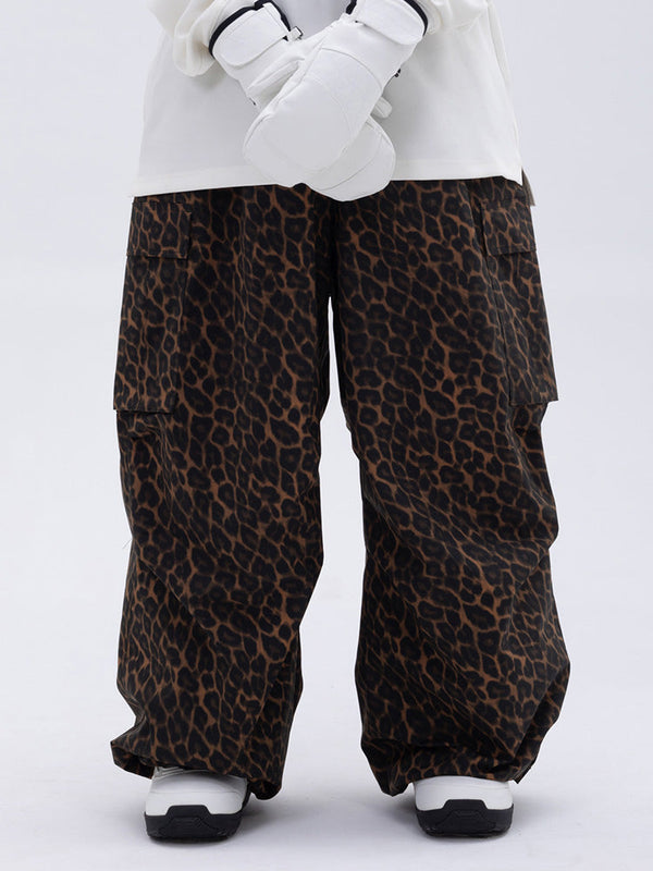 Mountain Chill Freestyle Prime Baggy Leopard Snowboardhose für Damen
